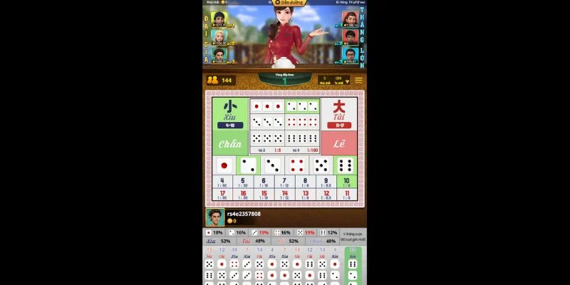 Luật chơi game tài xỉu cơ bản ở 33win