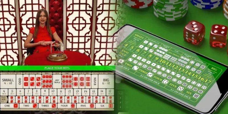 Bảng kết quả Tài Xỉu Ba Xúc Xắc với ba viên xúc xắc tại nhà cái 33win